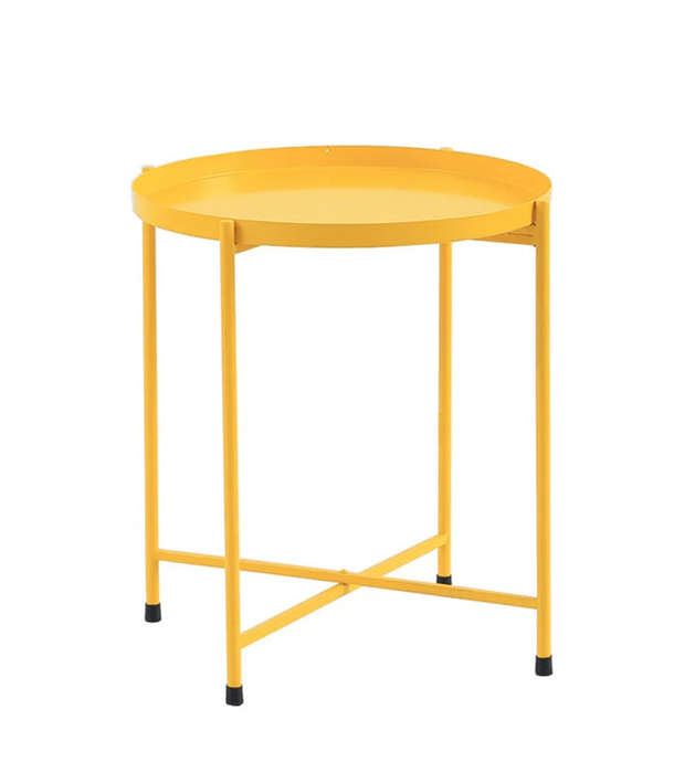 SMTE Metal Coffee Table - Yellow with keychain