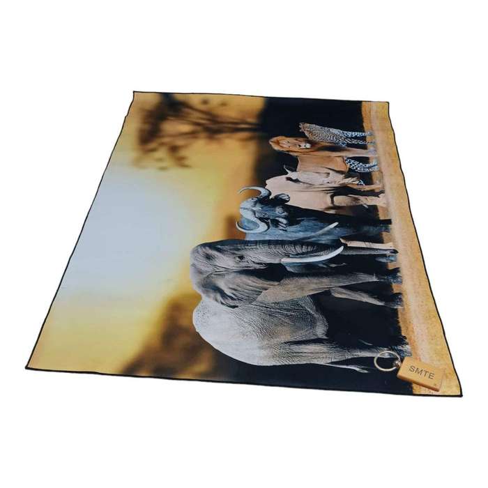 SMTE 200cm by 150cm - Modern 3D Geometric Design Area Rug A82 With SMTE keyring with keychain