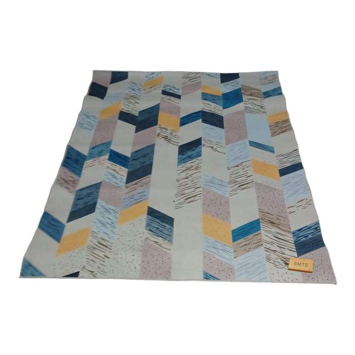 SMTE 200cm by 150cm - Modern 3D Geometric Design Area Rug A46 With SMTE keyring with keychain
