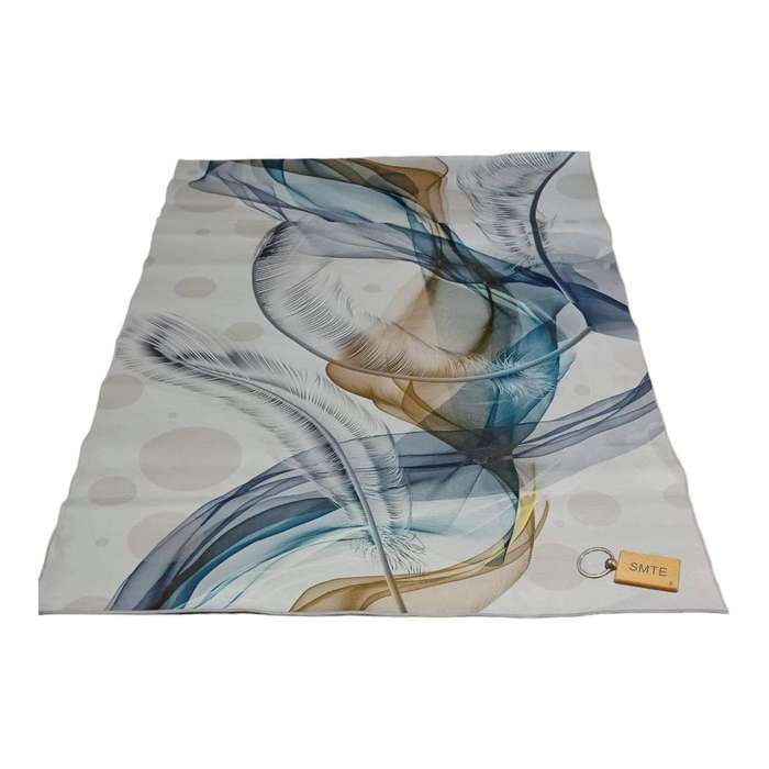 SMTE 200cm by 150cm - Modern 3D Geometric Design Area Rug A20 With SMTE keyring with keychain