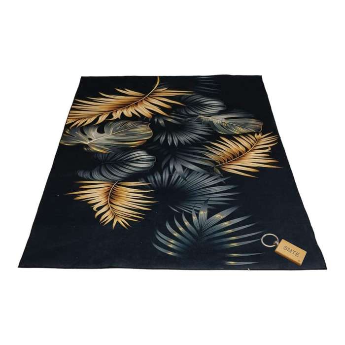 SMTE 200cm by 150cm - Modern 3D Geometric Design Area Rug A75 With SMTE Keyring with keychain