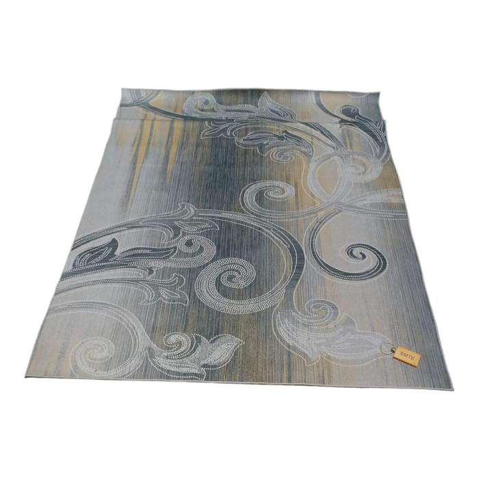 SMTE 200cm by 150cm - Modern 3D Geometric Design Area Rug A57 With SMTE Keyring with keychain