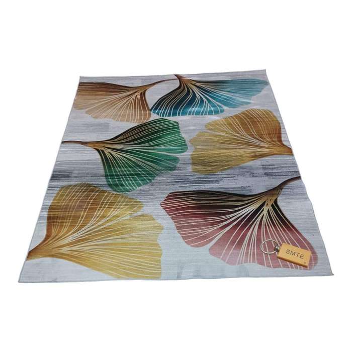 SMTE 200cm by 150cm - Modern 3D Geometric Design Area Rug A24 With SMTE Keyring with keychain