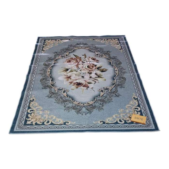 SMTE 200cm by 150cm - Modern 3D Geometric Design Area Rug A10 With SMTE Keyring with keychain