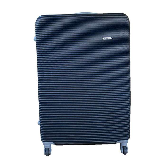 SMTE Hard Outer Shell Luggage 28" - Black with keychain