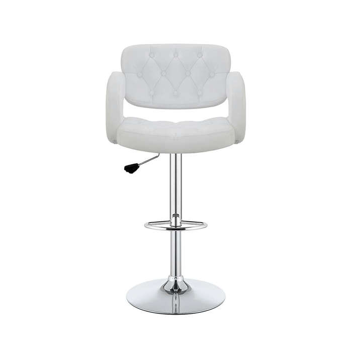 SMTE White Mixology Bar Stool with keychain