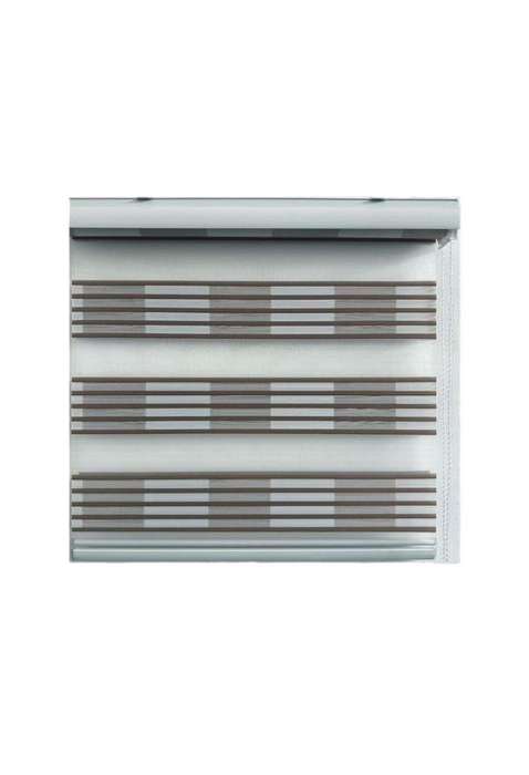 SMTE Ziwili-Quality Roller Zebra Dual LayerDay Night Blinds for Windows-J-3 - 150 L x 80 W cm wit...