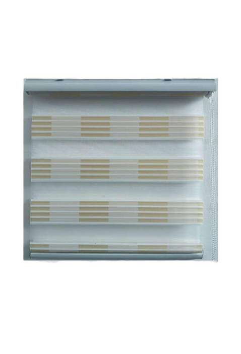 SMTE Ziwili-Quality Roller Zebra Dual LayerDay Night Blinds for Windows-J-1 - 150 L x 60 W cm wit...