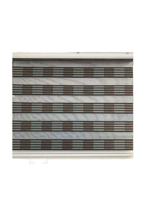 SMTE Ziwili-Quality Roller Zebra Dual LayerDay Night Blinds for Windows-J-7 - 150 L x 60 W cm wit...