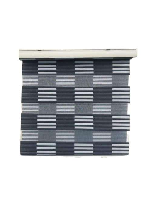 SMTE Ziwili-Quality Roller Zebra Dual LayerDay Night Blinds for Windows-J-8 - 150 L x 60 W cm wit...