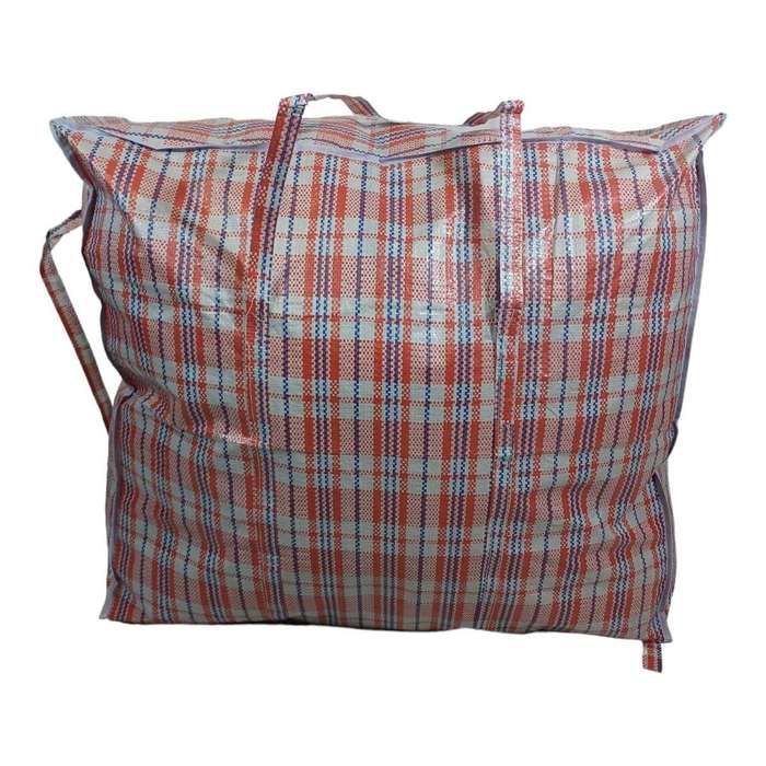 SMTE - Checkers Heavy Carrier Bag - Red with keychain