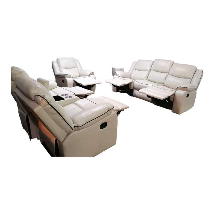 Smte - Recliner Lounge Suite - Beige with keychain