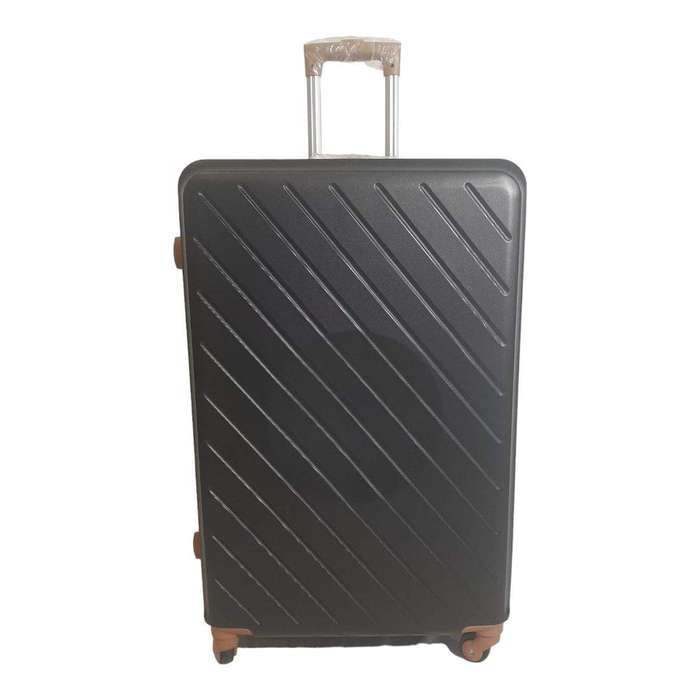 Smte - 1 Piece Hard Outer Shell Luggage Premium ZT-Black - 30 cm with keychain