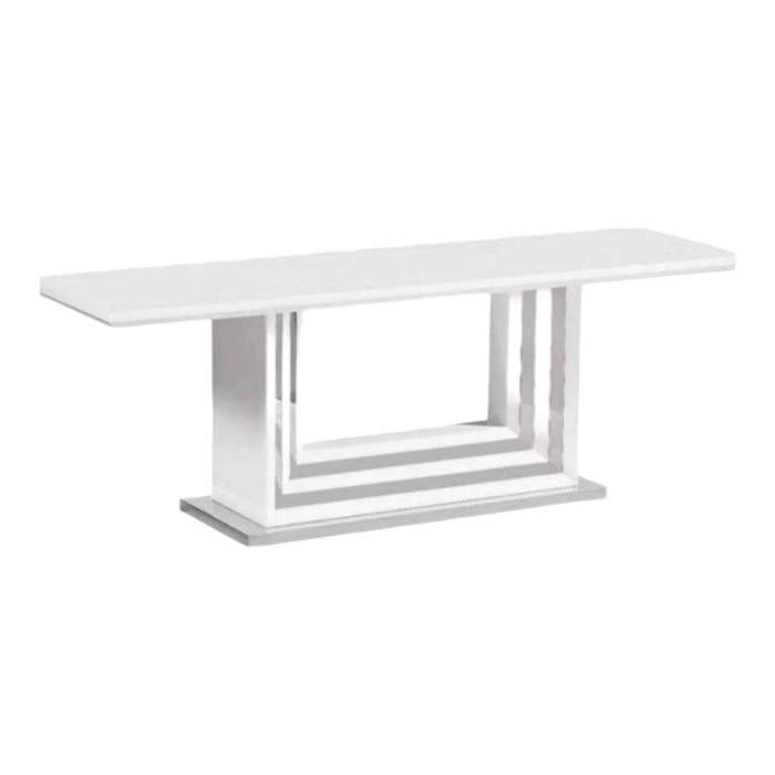 Smte - Tv Stand table - White with keychain