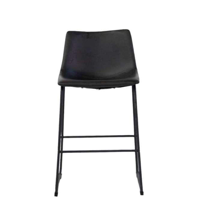 SMTE Plastic Bar Stool - Black with keychain