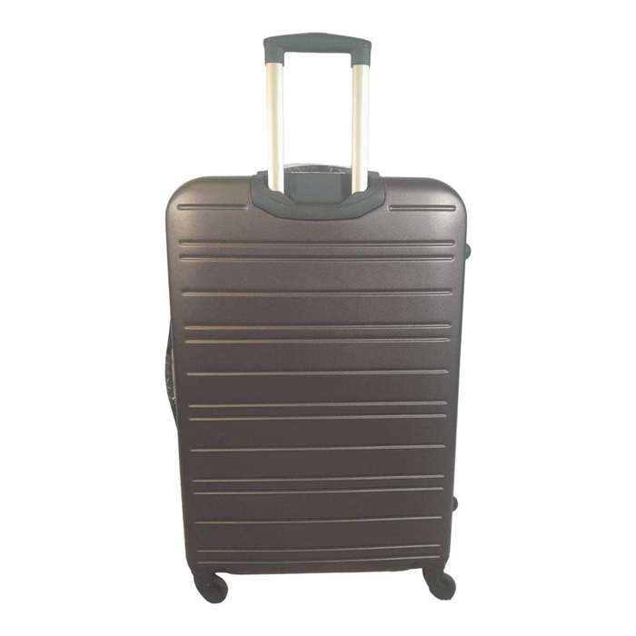 SMTE Luggage Suitcase - 23 inch - 1 Piece - Brown with keychain