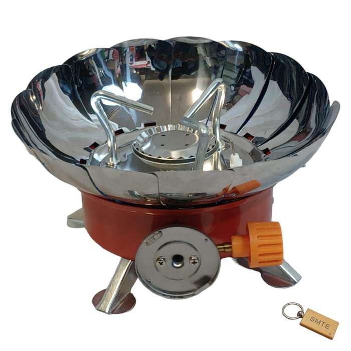 SMTE Durable Windproof Camping Stove -Bdz-002 Sk-K2+Smte Keyring with keychain