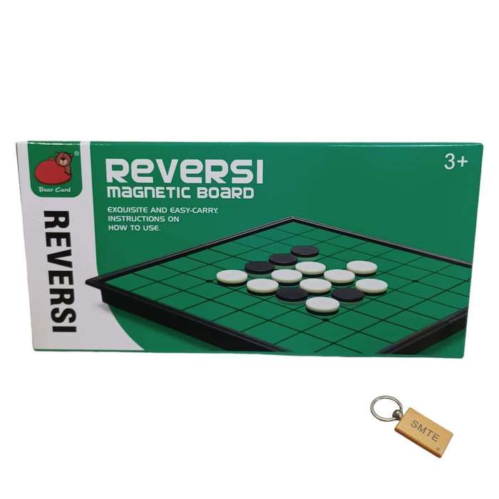 SMTE Reversi Magnetic Board Game and Smte Keyring with keychain