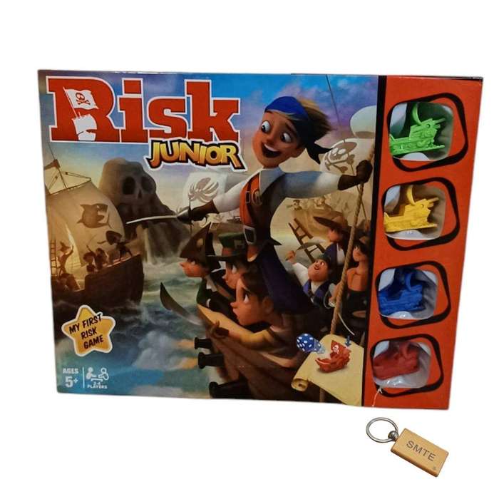 SMTE Risk Junior: My First Risk Board Game and Smte Keyring with keychain