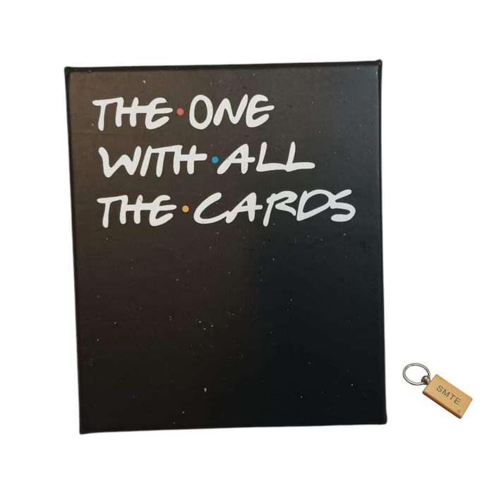 SMTE The One With All The Cards Board Game and Smte Keyring with keychain