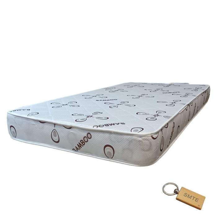 SMTE Bamboo Single Full XL Mattress - 185cm x 107cm with a Smte Keyring-A70 with keychain