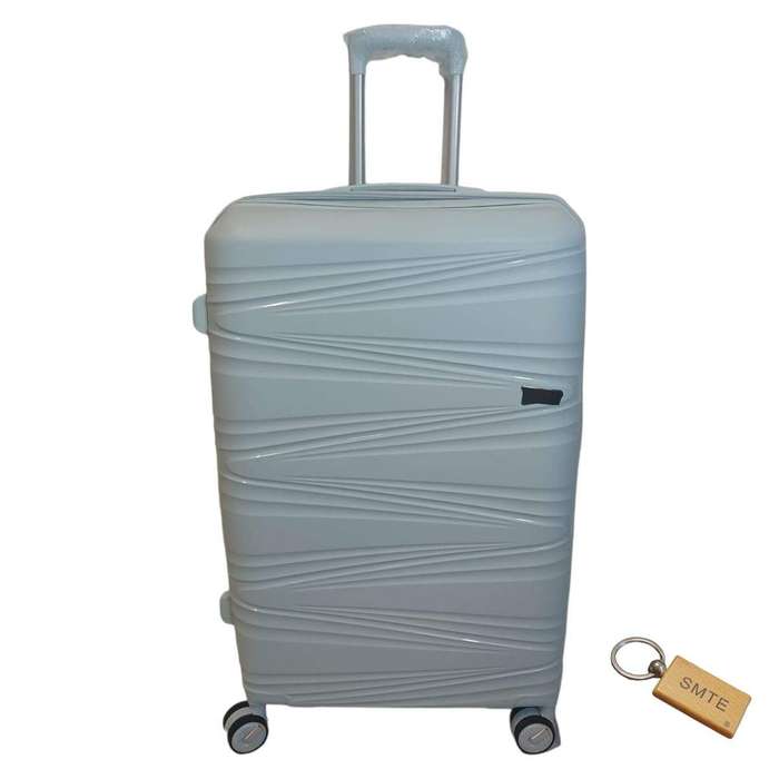 SMTE UltimateGuard 1-piece UBK Suitcase 70 cm with Keyring - Blue with keychain