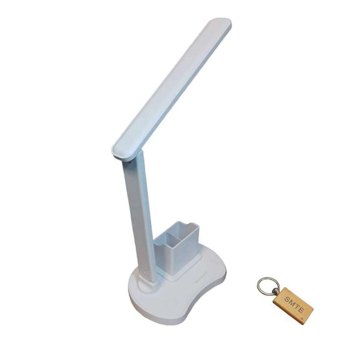 SMTE Modern Rechargeable Table Lamp Red TL09 & Keyring with keychain