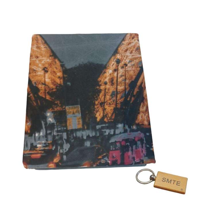 SMTE Luxurious Microfiber Bed Sheets:150x189cm and Smte Keyring - City with keychain