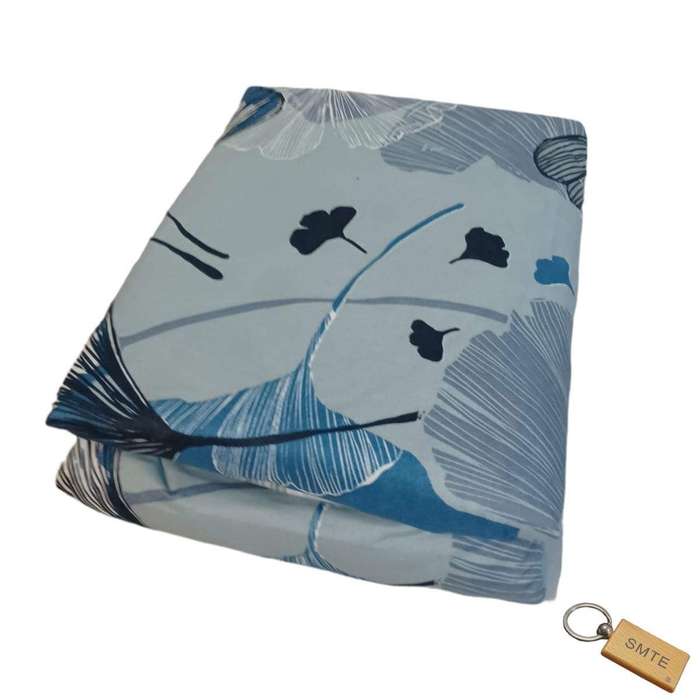 SMTE Luxurious Microfiber Bed Sheets:150x189cm and Smte Keyring - Flower with keychain