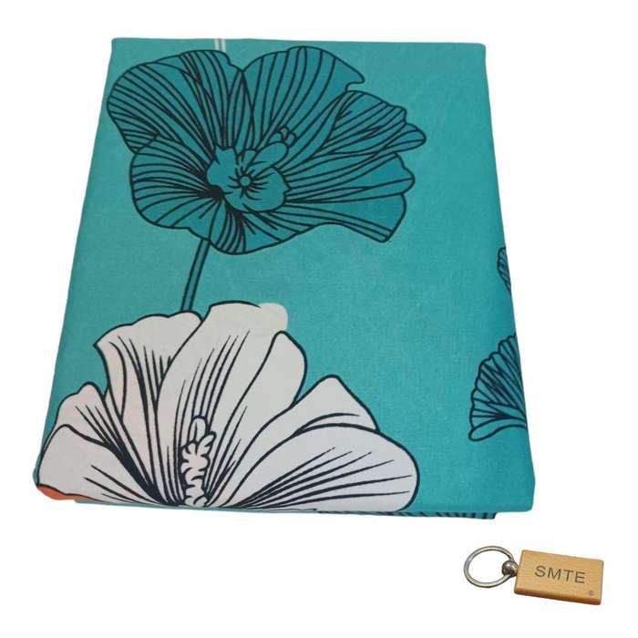 SMTE Luxurious Microfiber Bed Sheets:150x189cm and Smte Keyring - Green with keychain