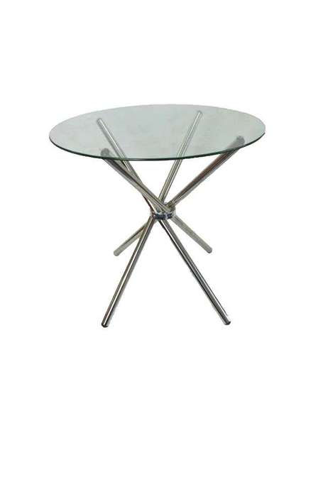 SMTE Round Glass Table with keychain