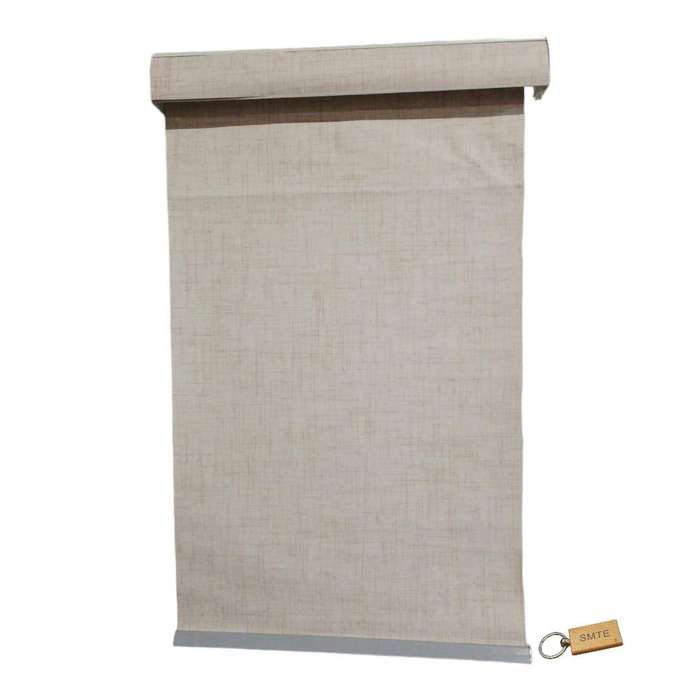 SMTE Quality Roller Blackout Blind Blinds for Windows-MA101+ SMTE Key Chain - 220 L x 200 W cm wi...