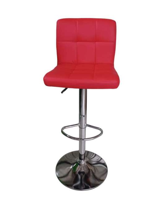 SMTE 628 Adjustable Bar Stool - Red with keychain