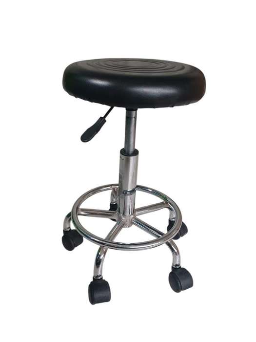 SMTE - 705 Adjustable Drafting Stool - Black with keychain