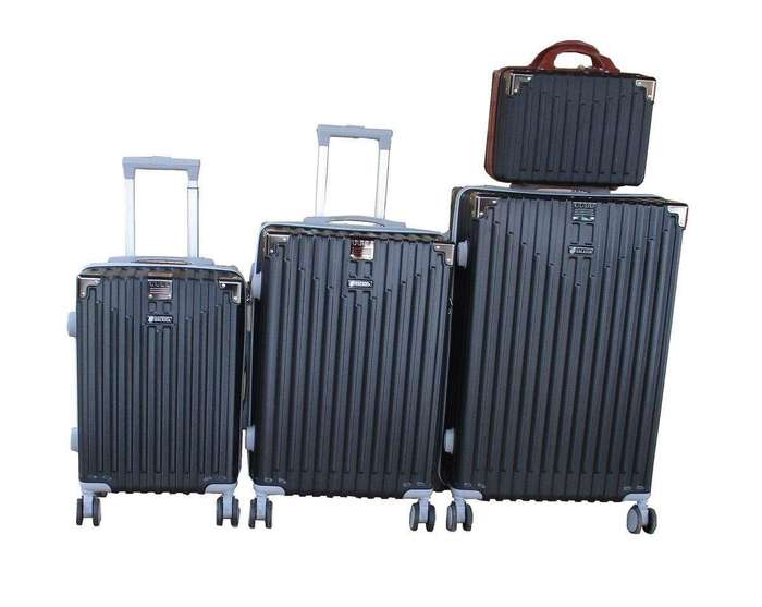 SMTE 4-Piece Hardshell Luggage Set - Spinner Wheels, Combination Lock. with keychain