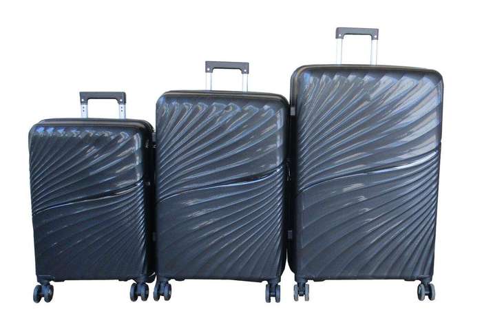 SMTE Unbreakable 3-Piece Polypropylene Luggage Set - Lightweight/TSA Lock with keychain