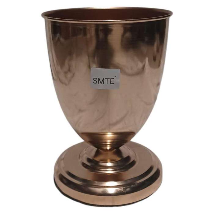 SMTE Gilded Elegance: A Timeless Gold Vase- T1 with keychain