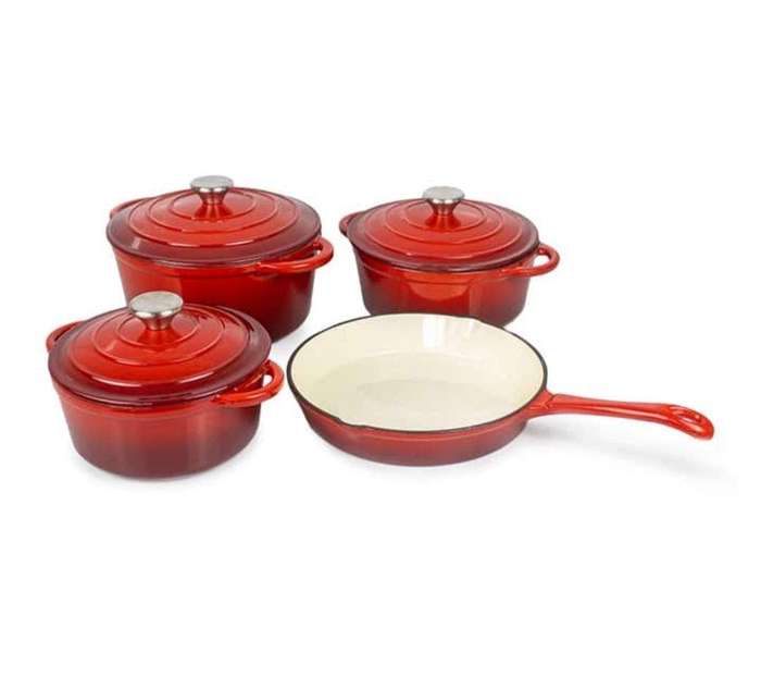 SMTE Dream World -Double Cast Iron Pot Set-Set 7pc with keychain