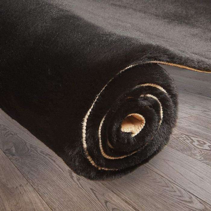SMTE Ultra Soft Fur Rug/ Carpet Floor Mat(120cm by 170cm) - Beige with keychain