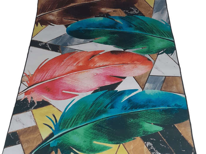 SMTE - 200cm by 150cm - Modern 3D Geometric Design Rug -FF18 with keychain