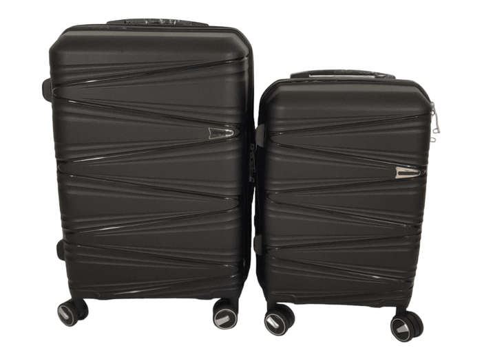 Smte - Acesa Hard Shel Elite UBN Suitcase Set 2 - Black with keychain