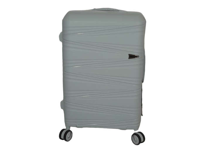 Smte- Acesa Hard Shell Elite UBN Suitcase 1 Piece - Green - 75 cm with keychain