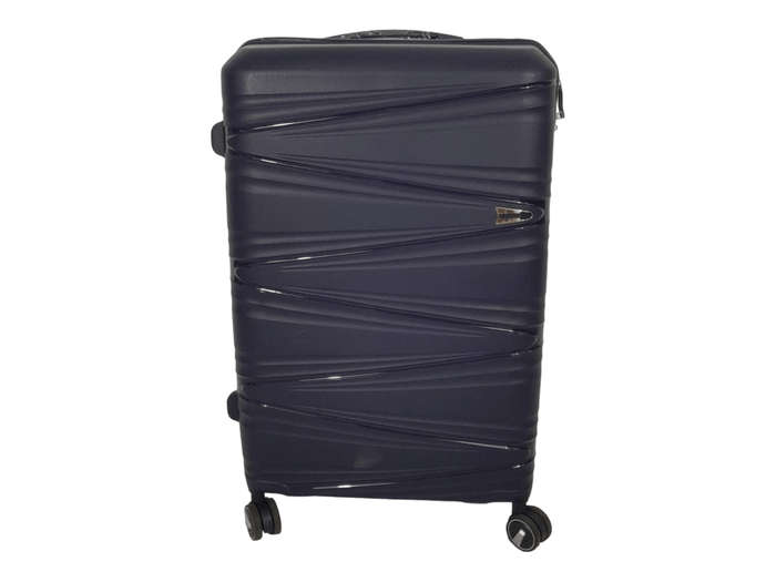Smte- Acesa Hard Shell Elite UBN Suitcase 1 Piece - Blue - 65 cm with keychain
