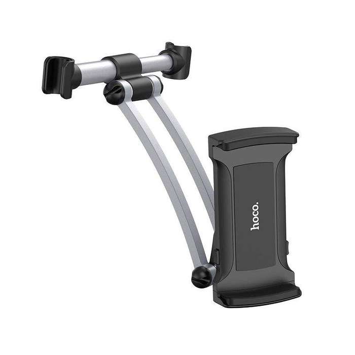 SMTE Headrest Car Smartphone Holder (CA62) - Black Backseat Car Smartphone Holder with keychain