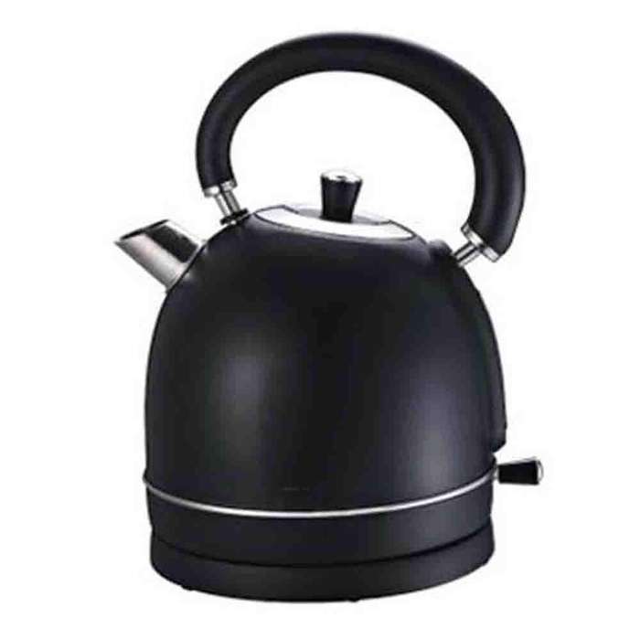 SMTE Electric Kettle with Filter 1.8L - Black with keychain