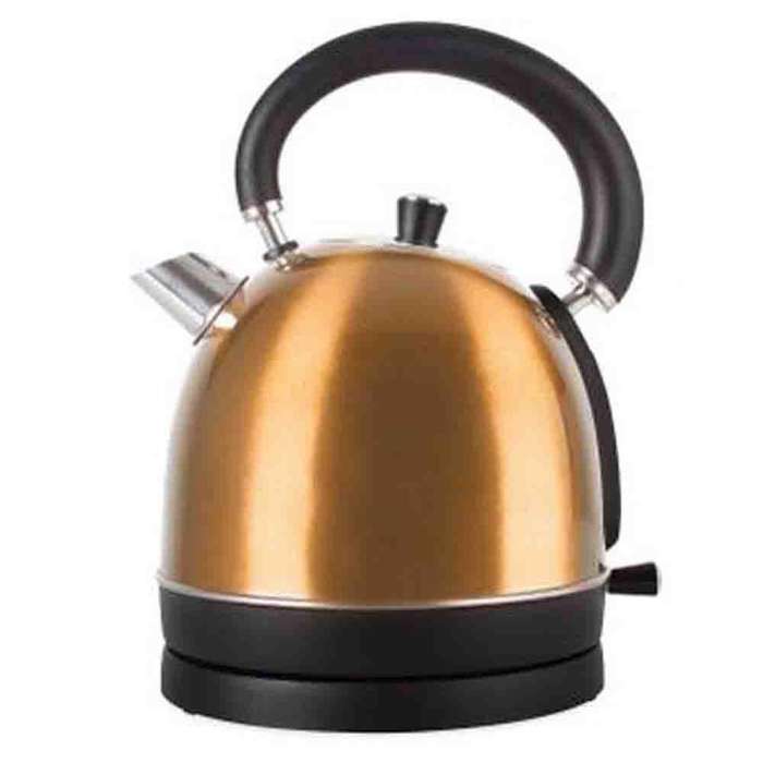 SMTE Electric Kettle with Filter 1.8L - Gold with keychain