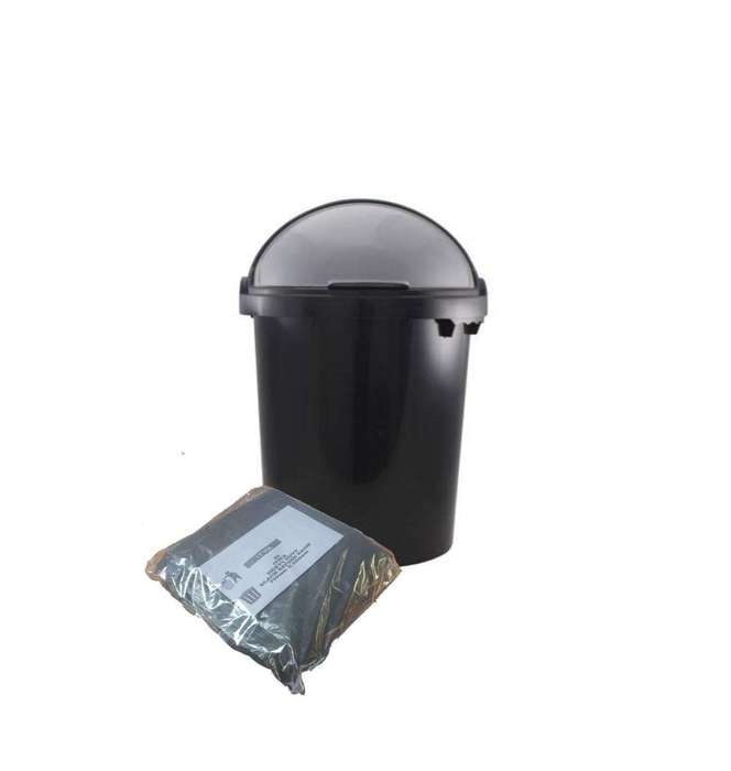 SMTE Lovely 12l Dustbin & Complementary IYWA Dustbin Plastic with keychain