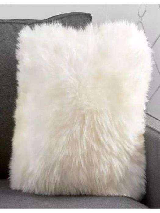 SMTE White Fluffy Cushion with keychain