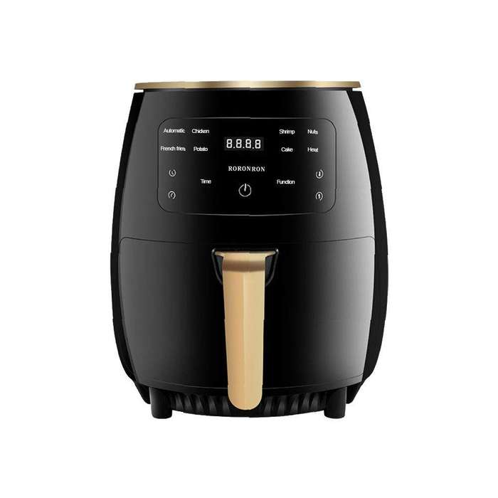 SMTE DH - Smart Touch Large Screen No Oil Digital Air Fryer Electric Oven - 6Ltr - Piano Black wi...
