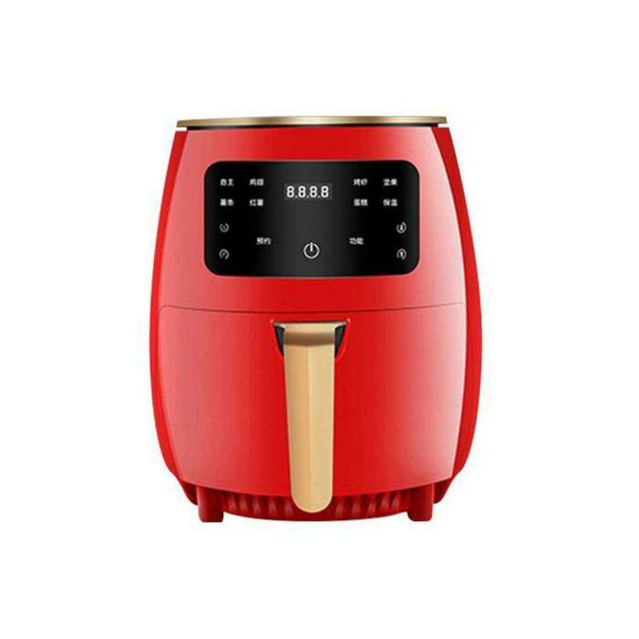 SMTE 5L digial xxx air fryer - Red with keychain